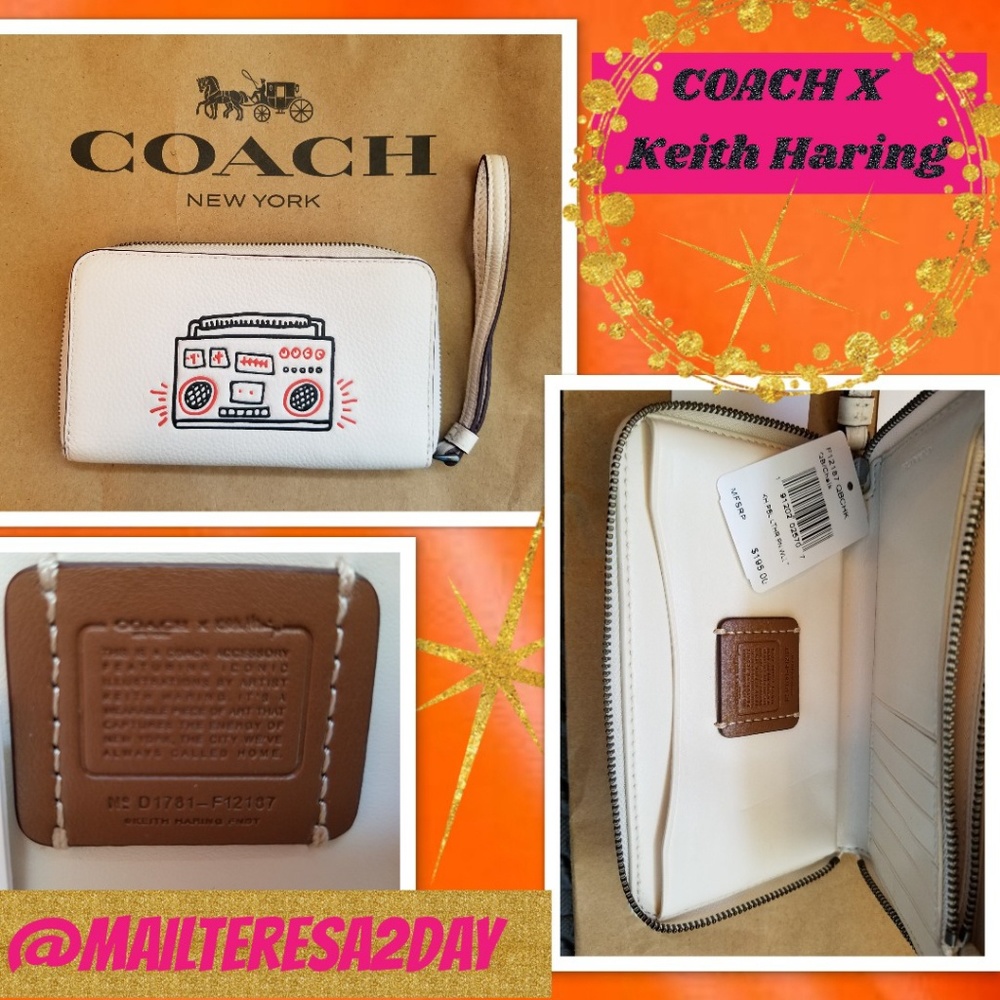 💖 COACH®X- Keith Haring; New w/Tags; Discontinued